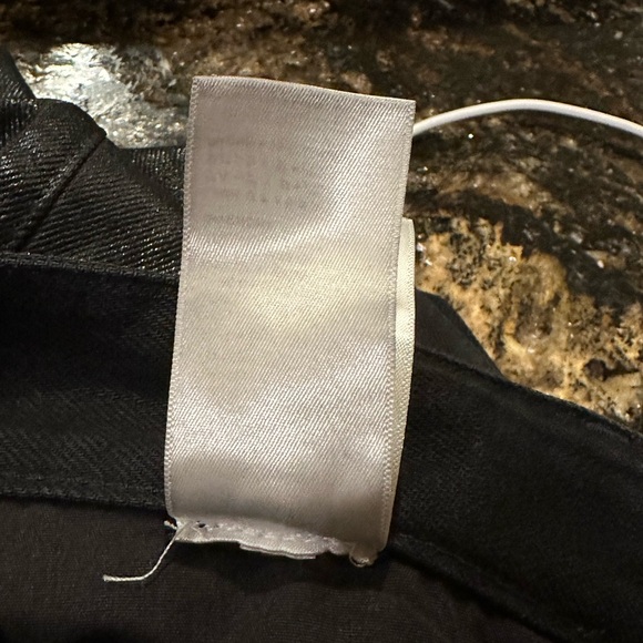 Givenchy x Matthew Williams Wax Coated Shiny Black Denim - Picture 9 of 13